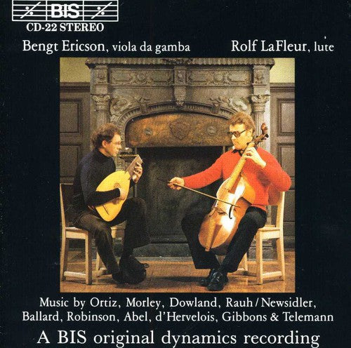 Ortiz / Morley / Ericson / La Fleur: Viola Da Gamba & Lute - COMPACT DISCS