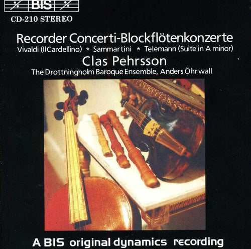 Drottningholm Baroque Ensemble: Recorder Concerti / Suite - COMPACT DISCS