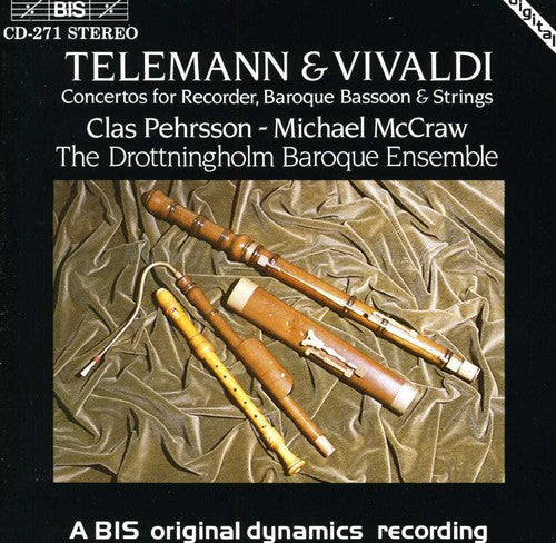 Drottningholm Baroque Ensemble: Double Concerto for Recorder, Bassoon & Orchestra - COMPACT DISCS