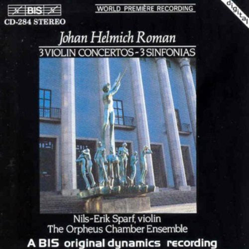 Nils-Erik Sparf: 3 Violin Concerti - COMPACT DISCS