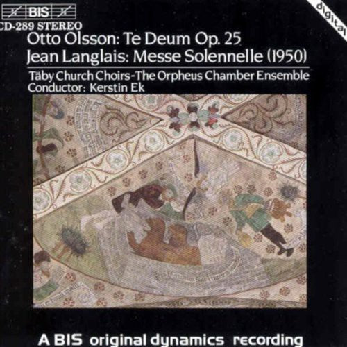 Olsson / Langlais / Taby Church Choir: Te Deum Op 25 - COMPACT DISCS