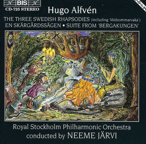 Neeme Järvi: 3 Swedish Rhapsodies - COMPACT DISCS