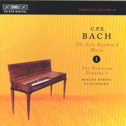C.P.E. Bach: Solo Keyboard Music 1 - COMPACT DISCS
