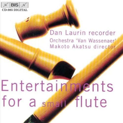 Dan Laurin: Entertainments for Small Flute - COMPACT DISCS