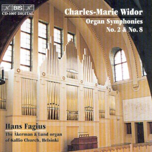 Hans Fagius: Organ Sym #2 in D Op 13 / Organ Sym #8 in B Op 42 - COMPACT DISCS