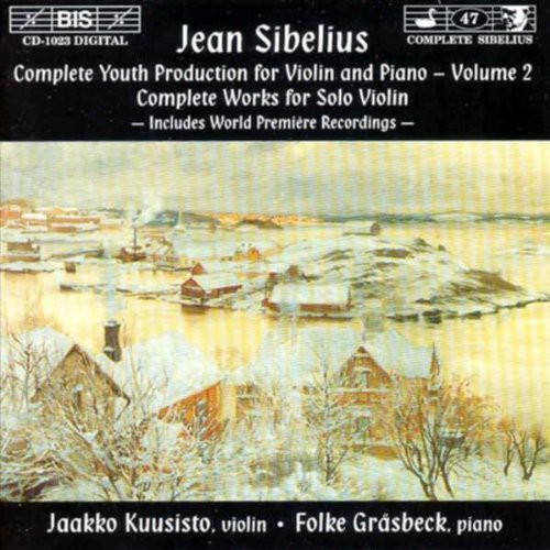 J. Sibelius: Complete Youth Production for Violin & Piano 2 - COMPACT DISCS
