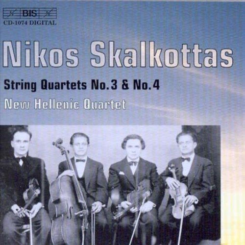 New Hellenic Quartet: String Quartets 3 & 4 - COMPACT DISCS