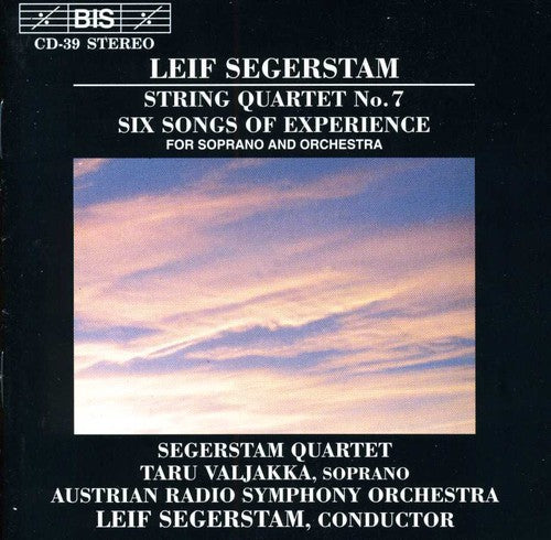 Leif Segerstam: String Quartet 7 / 6 Songs of Experience - COMPACT DISCS