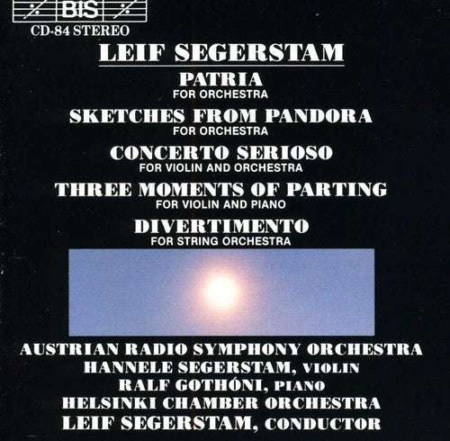 Leif Segerstam: Concerto Setioso - COMPACT DISCS