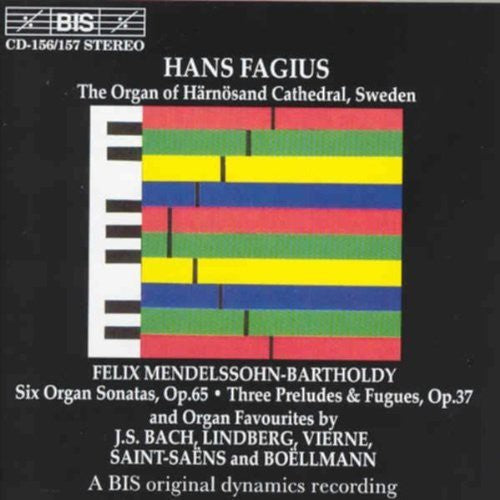 Hans Fagius: At the Organ of Harnosand Cathedral Sweden - COMPACT DISCS