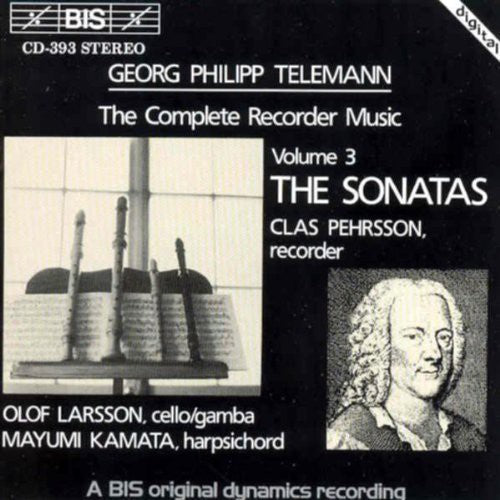 G.P. Telemann: Complete Recorder Sonatas - COMPACT DISCS