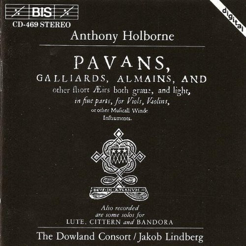 Jakob Lindberg: Pavans / Galliards / Almains - COMPACT DISCS