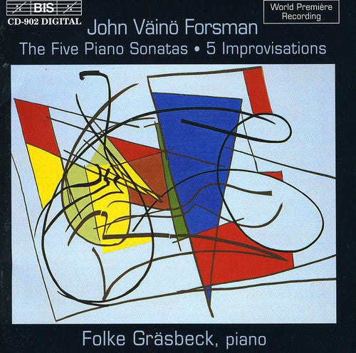 Forsman / Grasbeck: Five Piano Sonatas - COMPACT DISCS