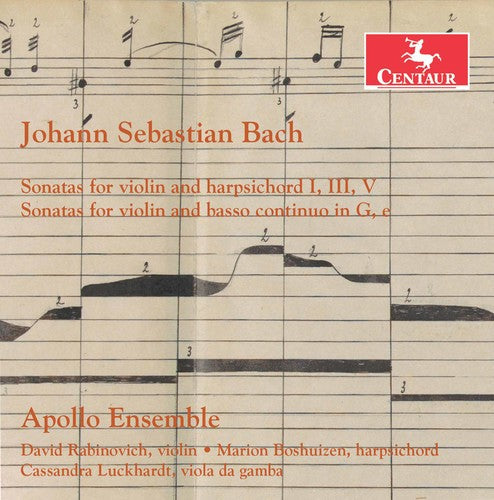 Bach, J.S. / Apallo Ensemble: Bach: Sonatas for Violin & Harpsichord - COMPACT DISCS