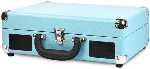Victrola VSC-550BT-TQ Bluetooth Suitcase Turntable 3 Speed (Turquoise)