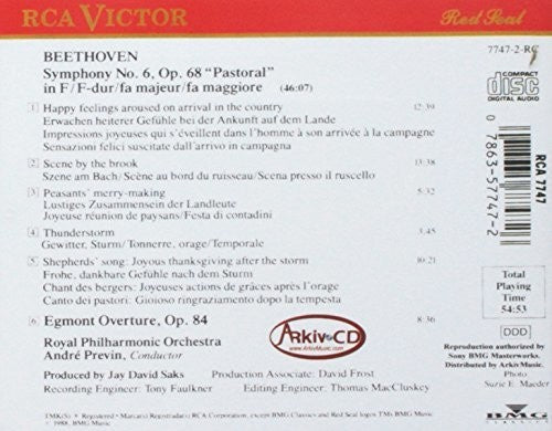 Rpo / Previn, Andre: Sym No 6 - COMPACT DISCS
