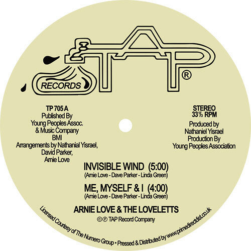 Arnie Love: Invisible Wind - 12-INCH SINGLE
