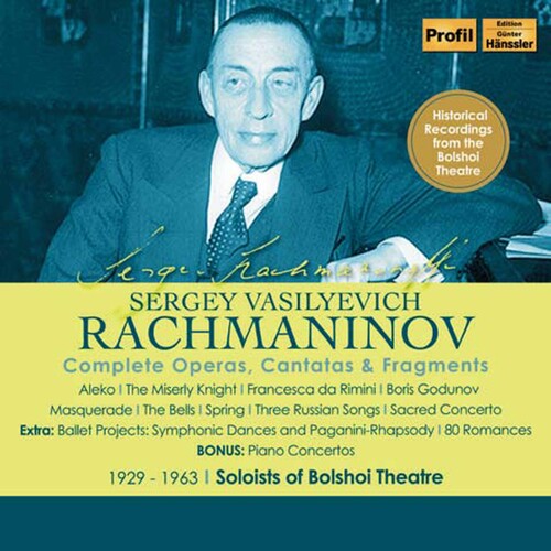 Rachmaninoff: Complete Operas Cantatas - COMPACT DISCS