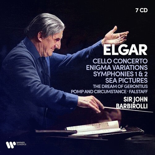 Sir John Barbirolli: Elgar: Orchestral Works, Cello Concerto, Sea Pictures, Dream of Gerontius (7CD) - COMPACT DISCS