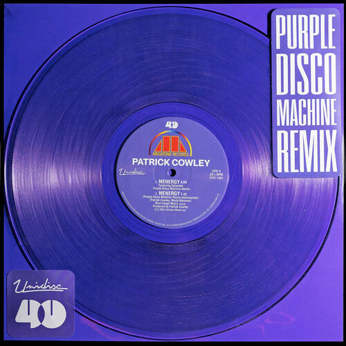 Patrick Cowley: Menergy - Purple Vinyl 180G - 12-INCH SINGLE