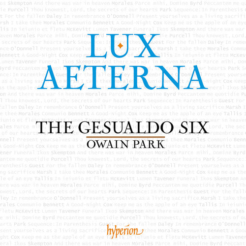 The Gesualdo Six & Owain Park: Lux aeterna - COMPACT DISCS
