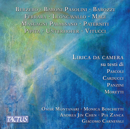 Pia Zanca: Lirica Da Camera Su Testi Di Pascoli Carducci Ti - COMPACT DISCS
