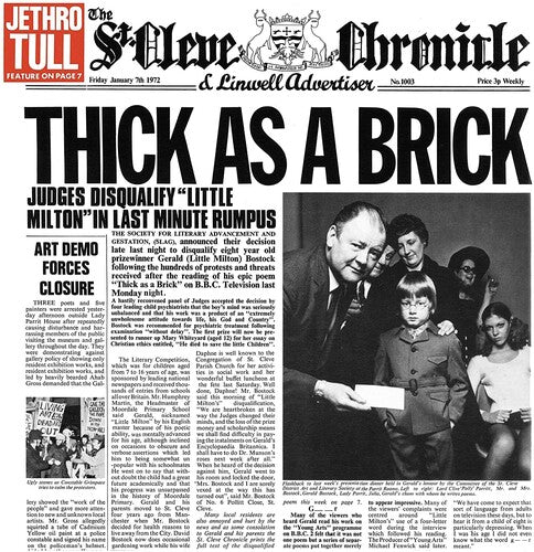 Jethro Tull: Thick As A Brick (40th Anniversary Special Edition) - COMPACT DISCS