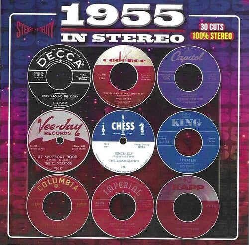 Various Artists: 1955 In Stereo-30 Cuts-Haley/Platters/Como/Berry & more - COMPACT DISCS