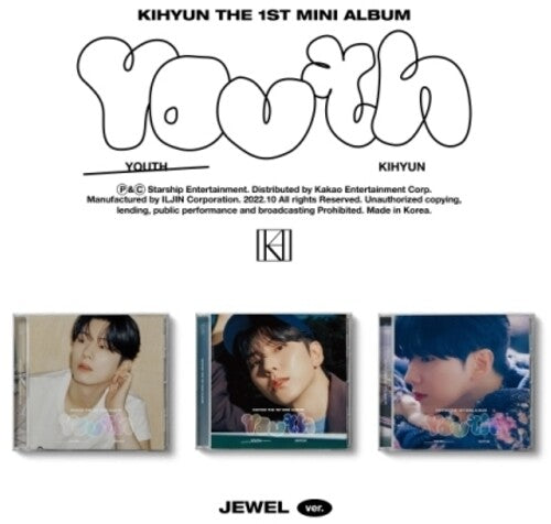 Kihyun: Youth - Jewel Case Version - incl. 16pg Photo Book, Photocard + Mini-Folded Poster - COMPACT DISCS