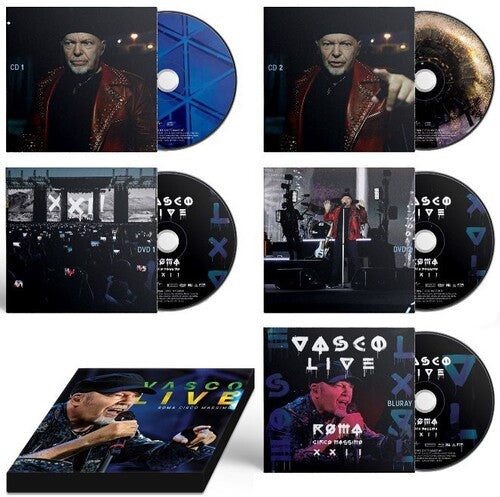 Vasco Rossi: Vasco Live Roma Circo Massimo - 2CD+2DVD+Bluray - COMPACT DISCS