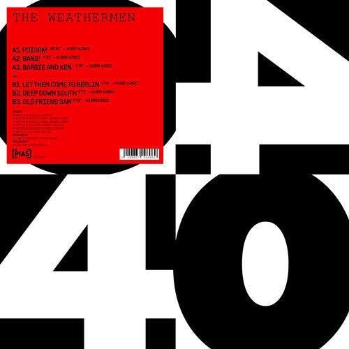 The Weathermen: - PIAS 40 - 12-INCH SINGLE