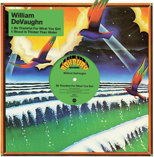 William DeVaughn: Be Thankful For What You Got - 140-Gram Black Vinyl - 12-INCH SINGLE