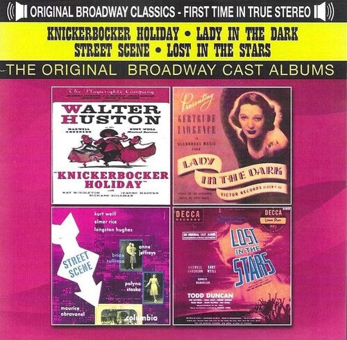 Knickerbocker Holiday (1938) / Lady in / O.C.R.: Knickerbocker Holiday (1938)/Lady In The dark (1941)/Street Scene (1947)/Lost In The Stars (1949) - COMPACT DISCS