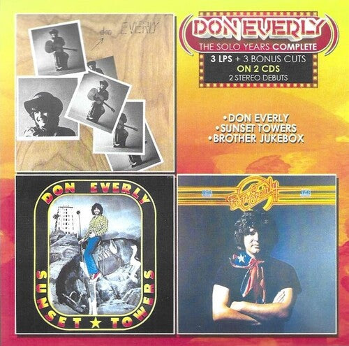 Don Everly: Solo Years Complete-3 LPS + 3 Bonus Cuts - COMPACT DISCS