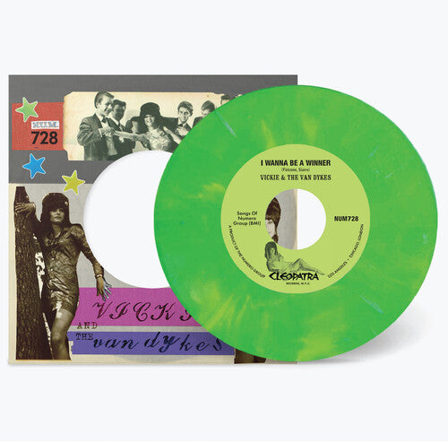 Vickie & the Van Dykes: I Wanna Be A Winner B/w Outcast - Peach/white - 7-INCH SINGLE
