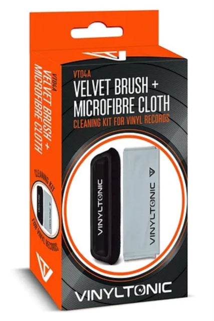 VINYLTONIC - VELVET CLEANING BRUSH + MICROFIBRE CLOTH