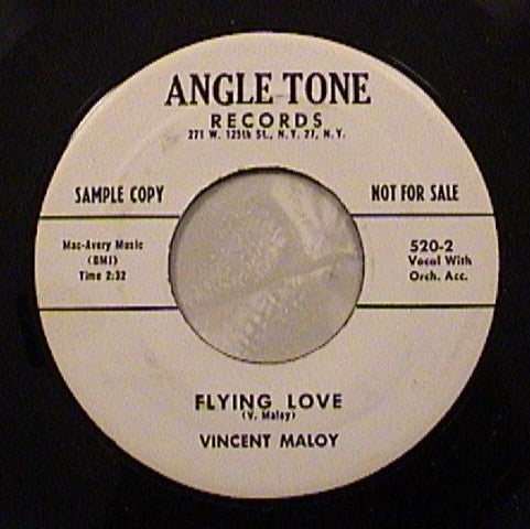 Vince Maloy: Flying Love / Indeed I Do (Digital 45) - COMPACT DISCS