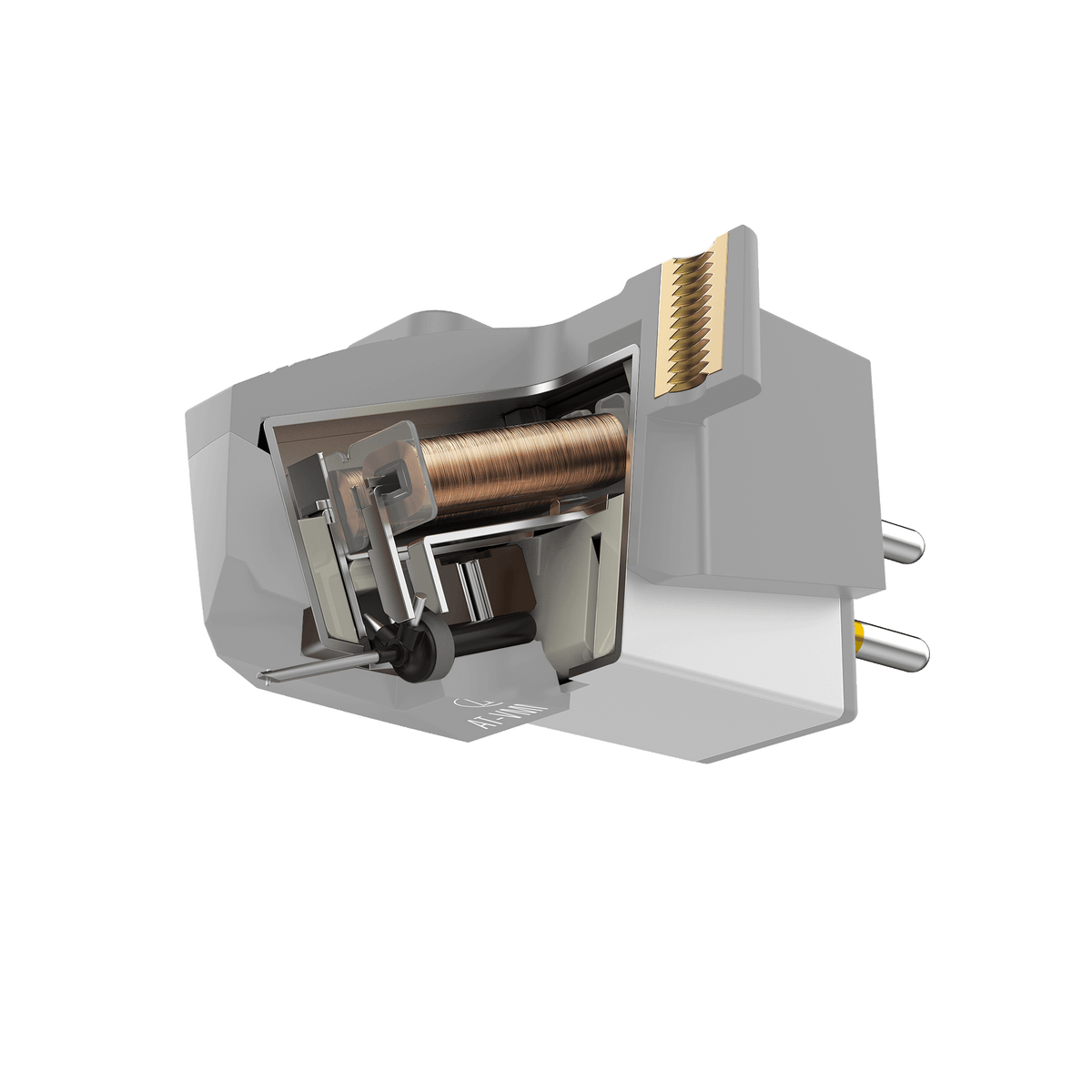 Audio-Technica Headshell/Cartridge Combo Kit, Black (AT-VM95EBK/H)