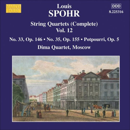 L. Spohr: String Quartets 12 Nos. 33 & 35 - COMPACT DISCS
