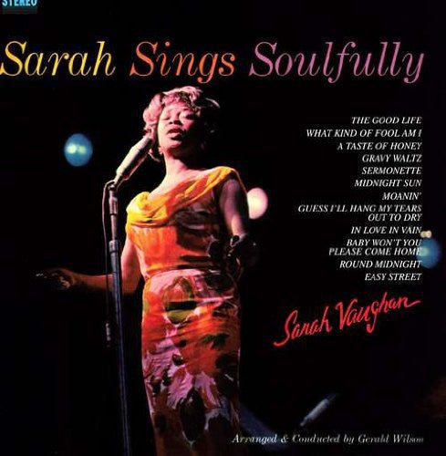 Sarah Vaughan: Sarah Sings Soulfully -[Vinyl LP]