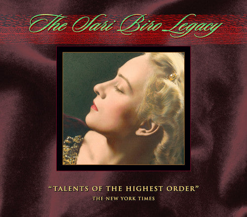 Sari Biro: Sari Biro Legacy: Historic Performances 1944-1972 - COMPACT DISCS
