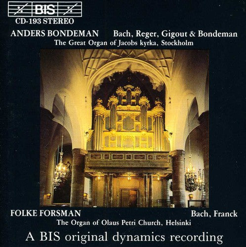 Bach / Reger / Bondeman: Preludes & Fugues - COMPACT DISCS