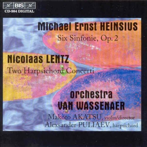Heinsius / Lentz / Orch Van Wassenaer: 6 Sinfonie / 2 HPSCHD Cti - COMPACT DISCS