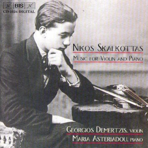 Skalkottas / Demertzis, Georgios / Asteriadou, Maria: Sta for Solo VLN / Stna #1 for VLN & Pno - COMPACT DISCS