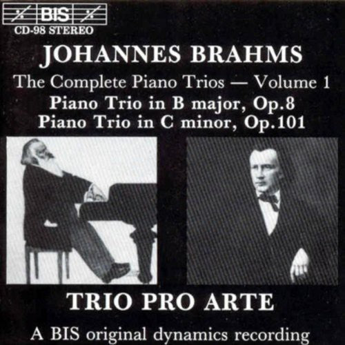 Pro Arte Trio: Piano Trio in B Op8 - COMPACT DISCS