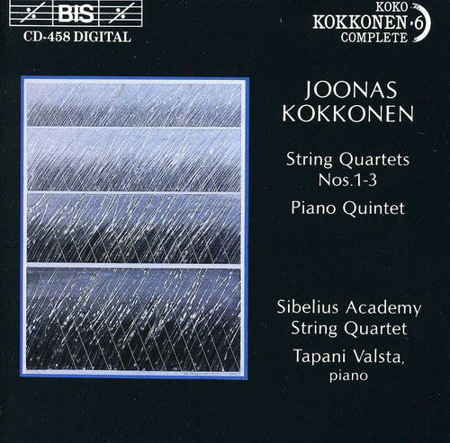 Sibelius Academy String Quartet: String Quartets 1, 2 & 3 / Piano Quintet - COMPACT DISCS