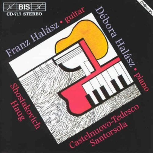 Shostakovich / Haug / Halasz: 19 Preludes / Fantasia for Guitar & Piano - COMPACT DISCS