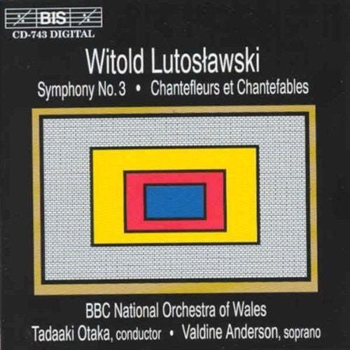 Witold Lutoslawski: Symphony 3 - COMPACT DISCS