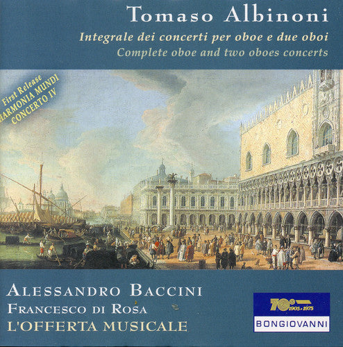 Alessandro Baccini: Complete Oboe Concertos - COMPACT DISCS