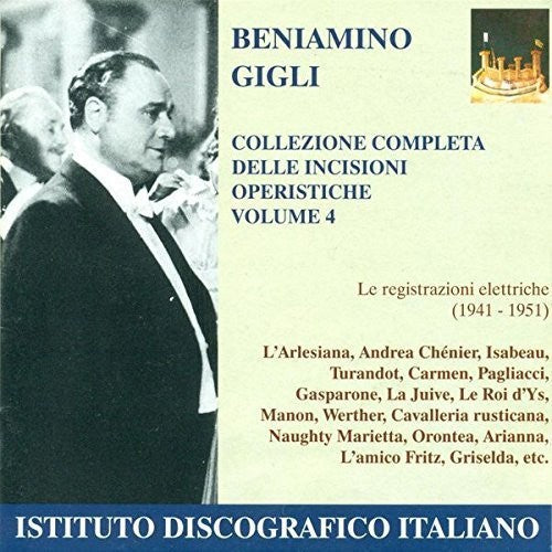 Alfano / Gigli: Opera Arias - COMPACT DISCS